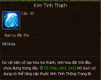 Hình ảnh vật phẩm Kim Tinh Thạch